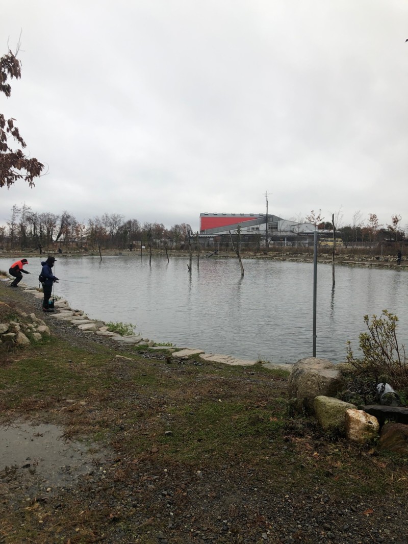 イトウも出た!高島の泉