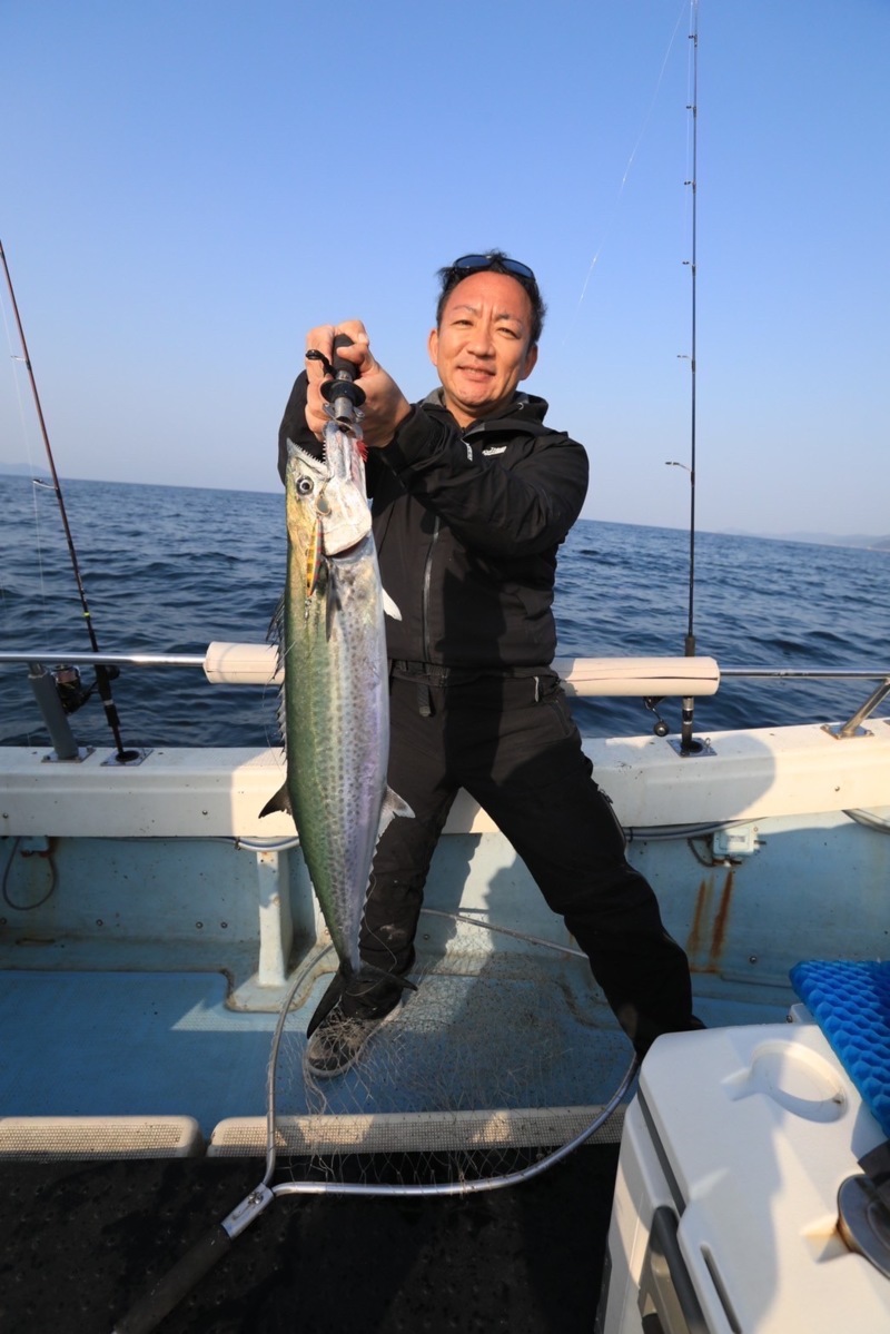 京都府舞鶴市よりボートブレードジギングでサワラ青物釣果