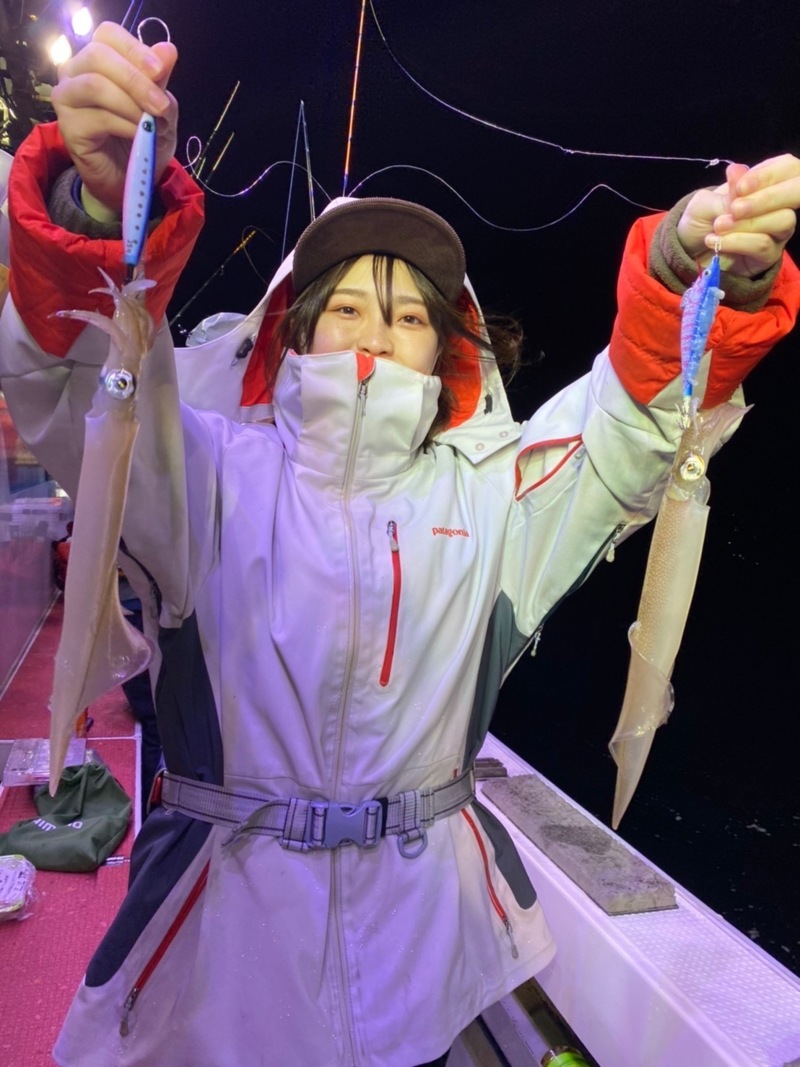 福井県美浜よりイカメタルでヤリイカ釣果