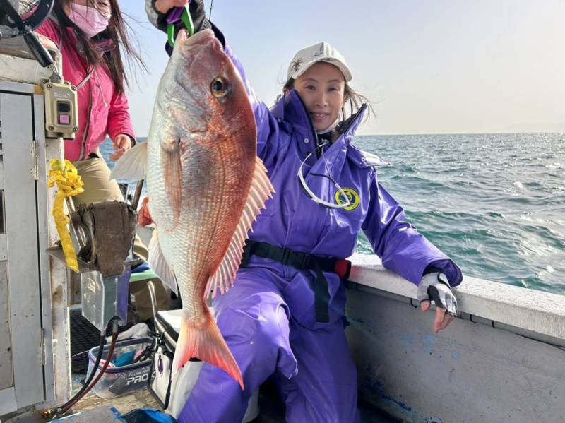 大阪府泉南小島よりタイラバで真鯛釣果