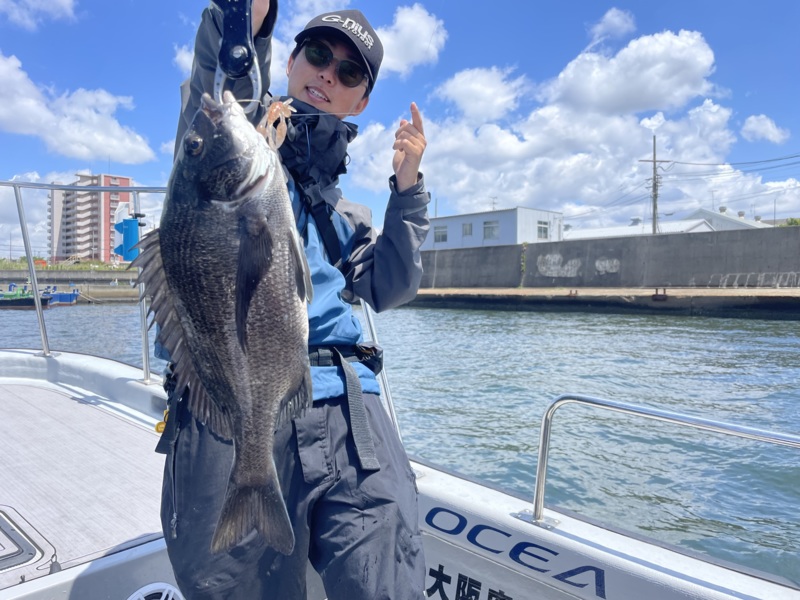 大阪市大正区からボートチニングでチヌ・キビレ釣果