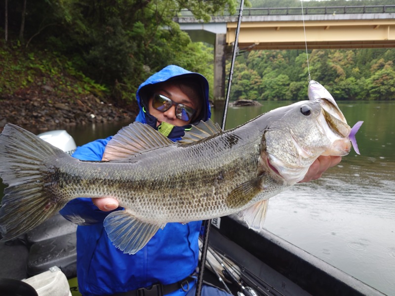 奈良県七色ダムの Ts-ONで春のブラックバス釣果