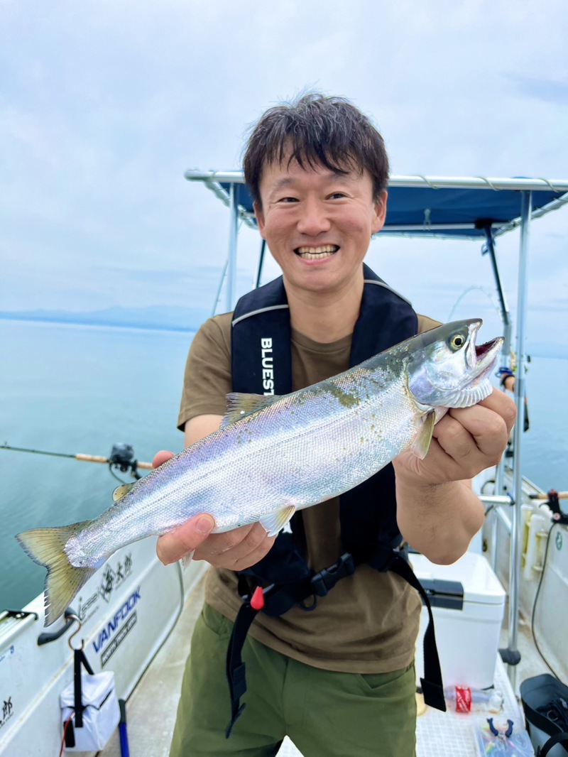 ビワマスジギングに挑戦!