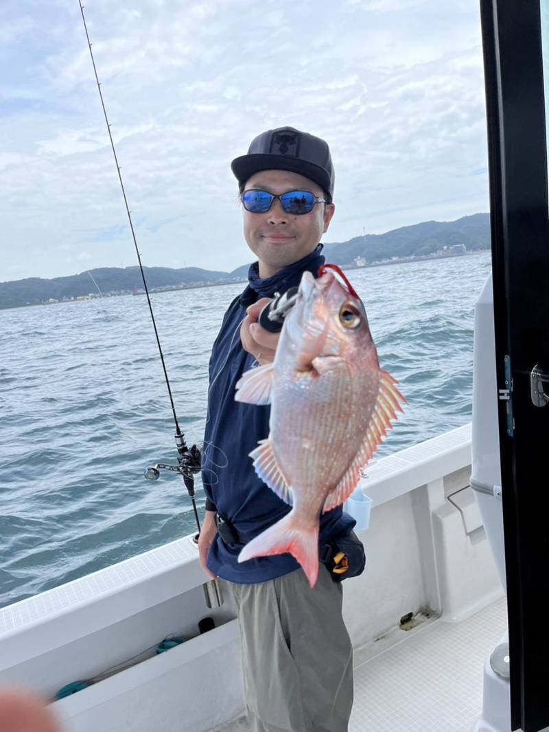 夏の加太タイラバ