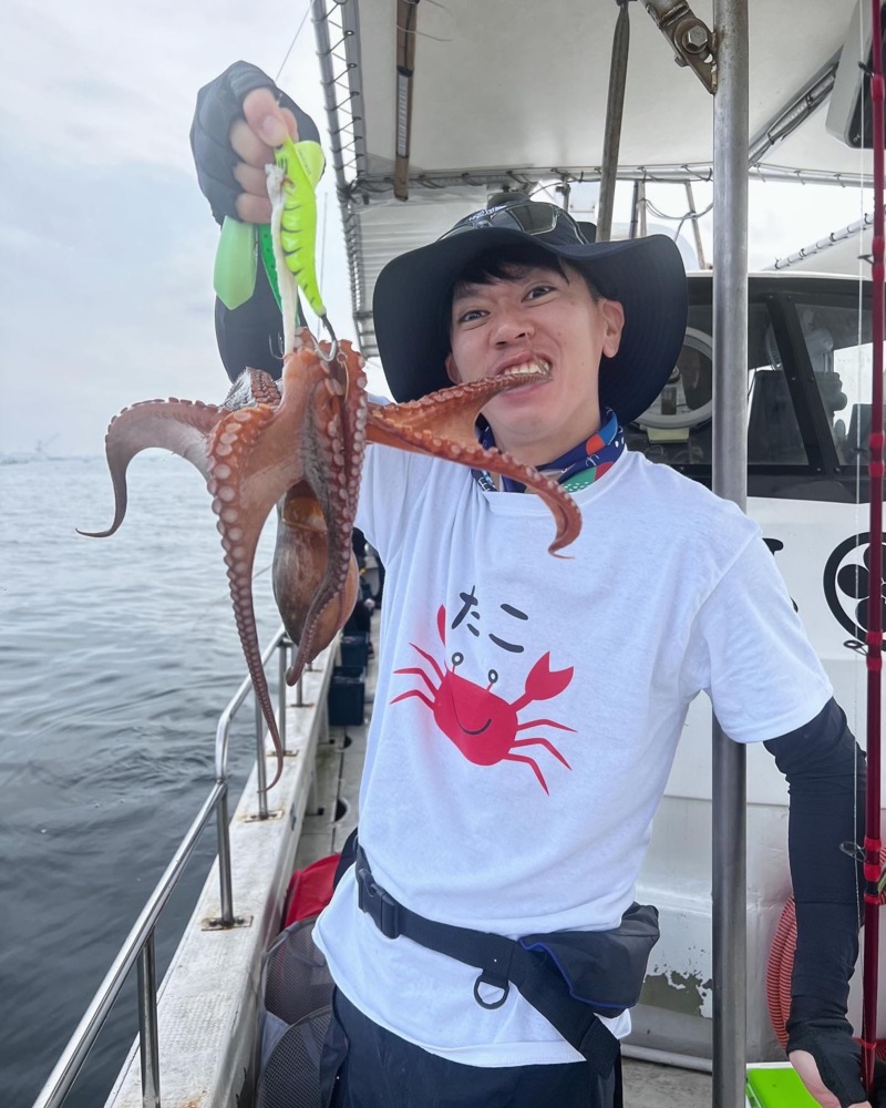 タコ釣りin明石