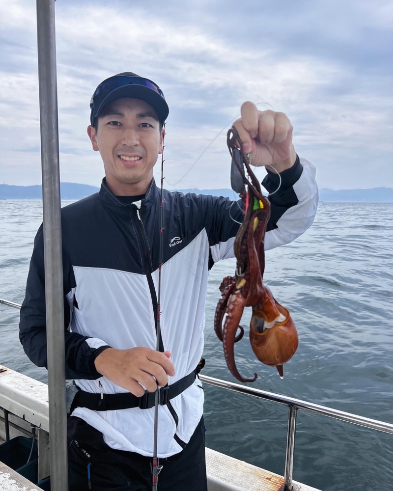 タコ釣りin明石