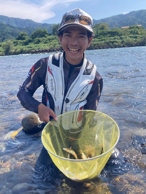 炎天下の九頭竜川釣行