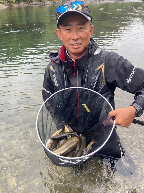 鮎友釣り今期最終釣行