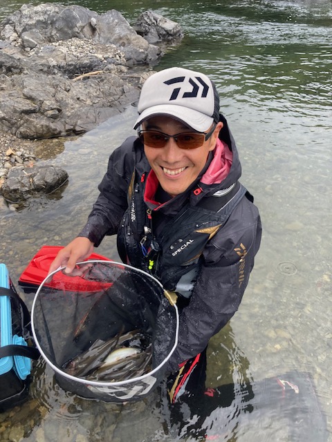 鮎友釣り今期最終釣行