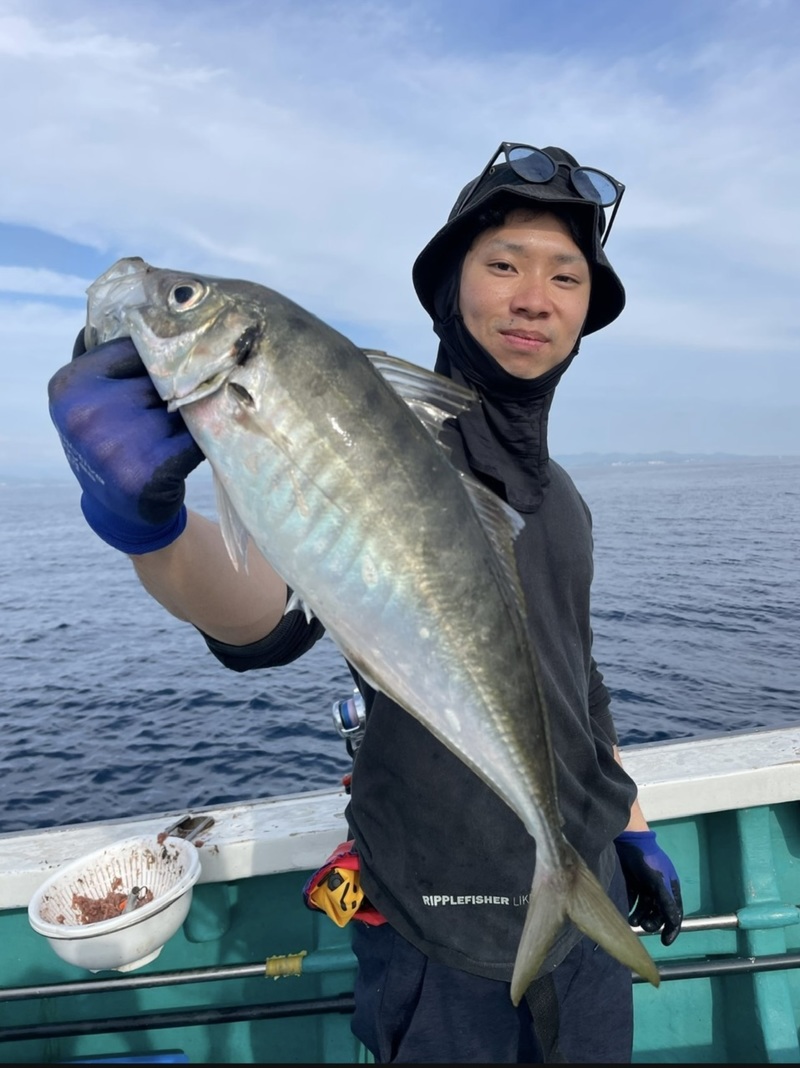 シーズン終盤のジャンボアジ釣り
