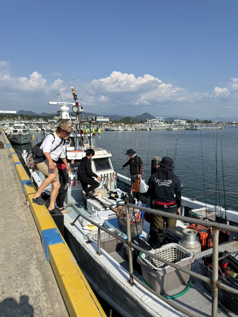 シーズン初のイカ釣り