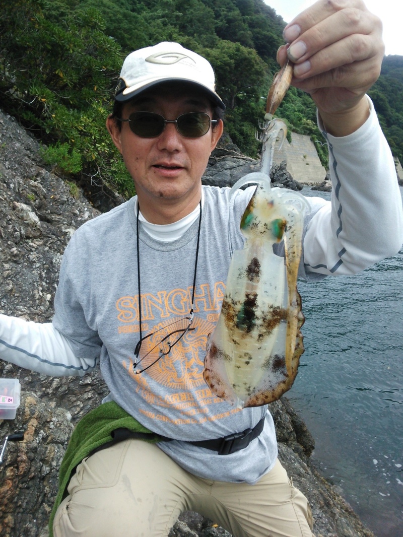 福井県三方町小川|エギング・アオリイカ40杯釣果