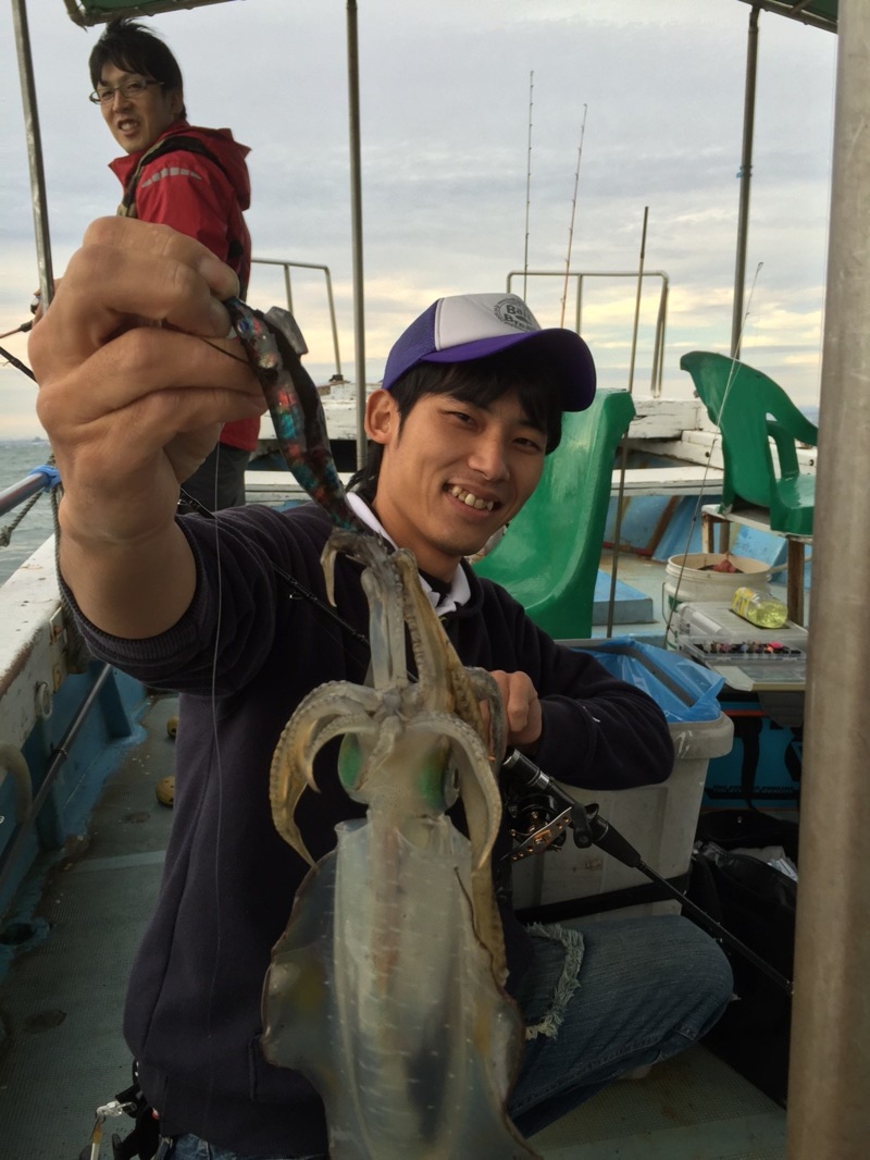 【兵庫県】明石沖・船アオリ|アオリイカ釣果