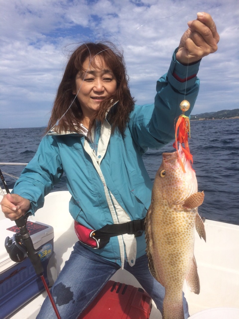 「南紀田辺沖」タイラバ・オオモンハタ釣果