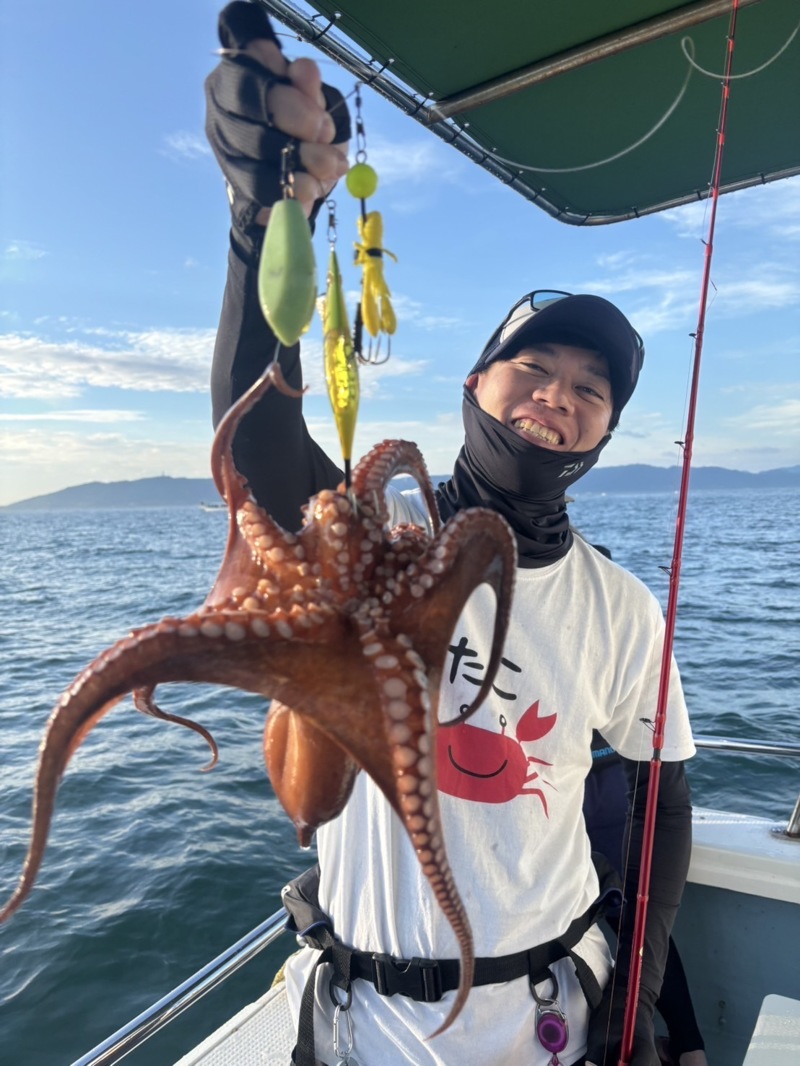 今期初 明石船タコ!!