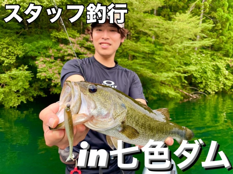 スタッフ七色ダム釣行