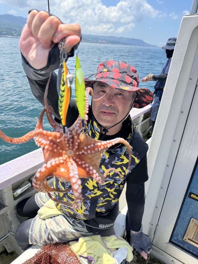 食いしん坊おじさんタコ釣りに行く!!