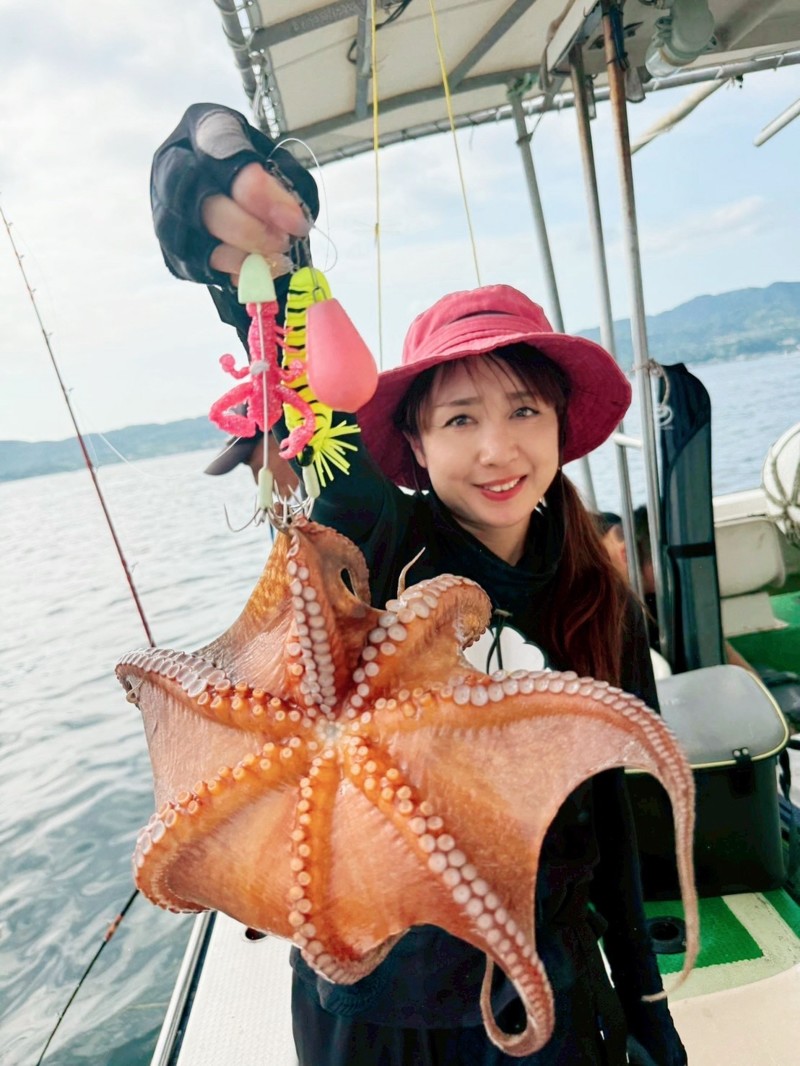 タコ釣り女子会～リベンジ!