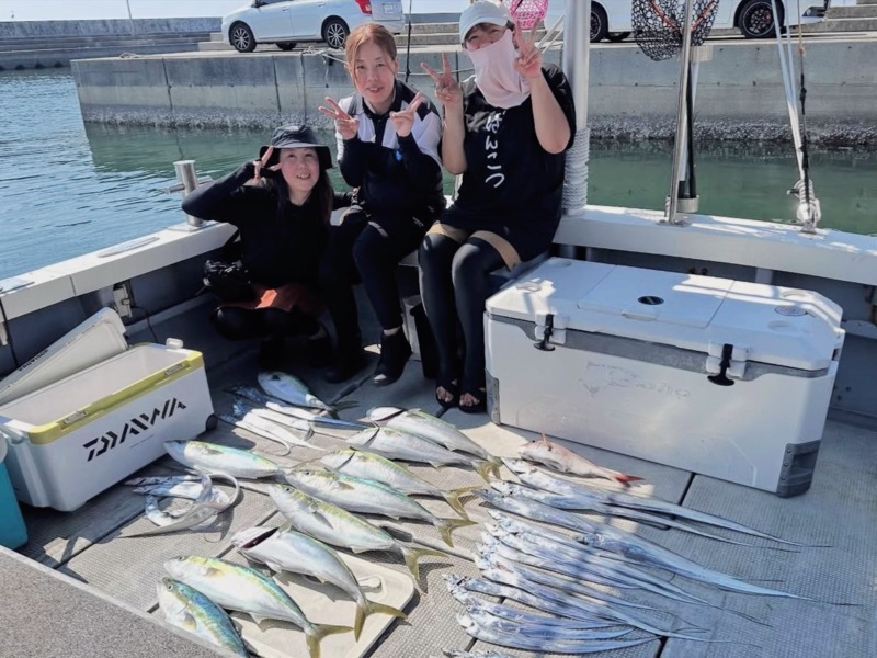 和歌山県友ヶ島周辺のタチウオ・青物釣果