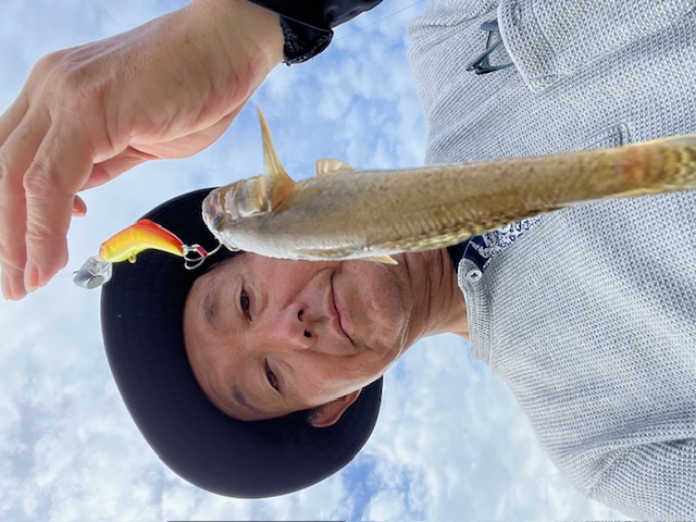 福井県三方五湖久々子湖の岸からルアーでハゼ釣果