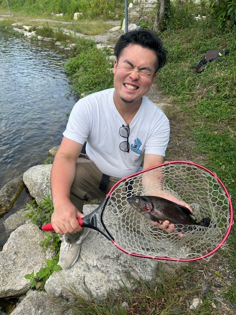 滋賀県高島市「高島の泉」ルアーのトラウト釣果
