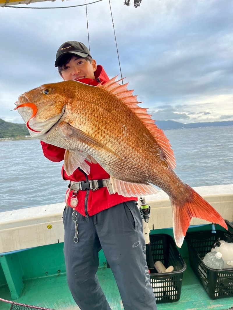 兵庫県明石『ステイゴールド』さんタイラバで鯛の釣果