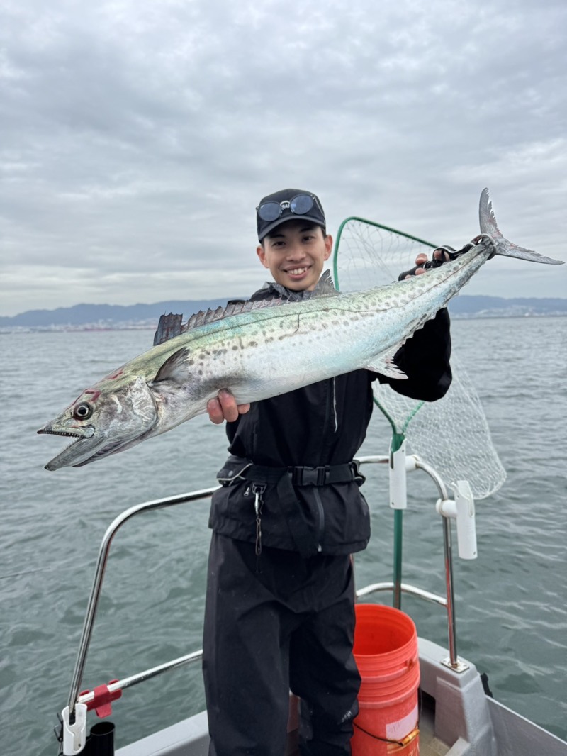 大阪湾「チェイス」さんでキャスティングのサワラ釣果
