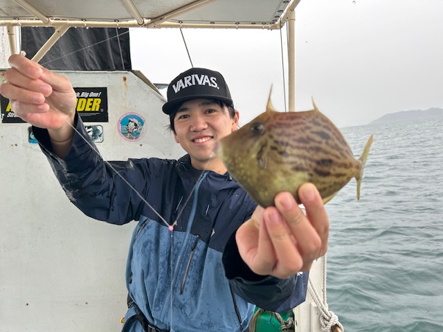 和歌山県沖の船釣りでカワハギ釣果