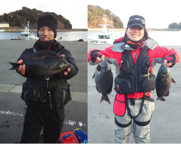 【三重県南伊勢町贄浦】磯釣りで寒グレ46cm釣果