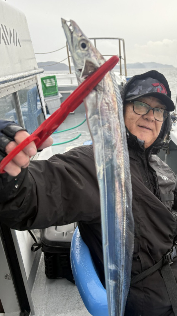 兵庫県淡路島洲本沖の船釣りでタチウオ釣果