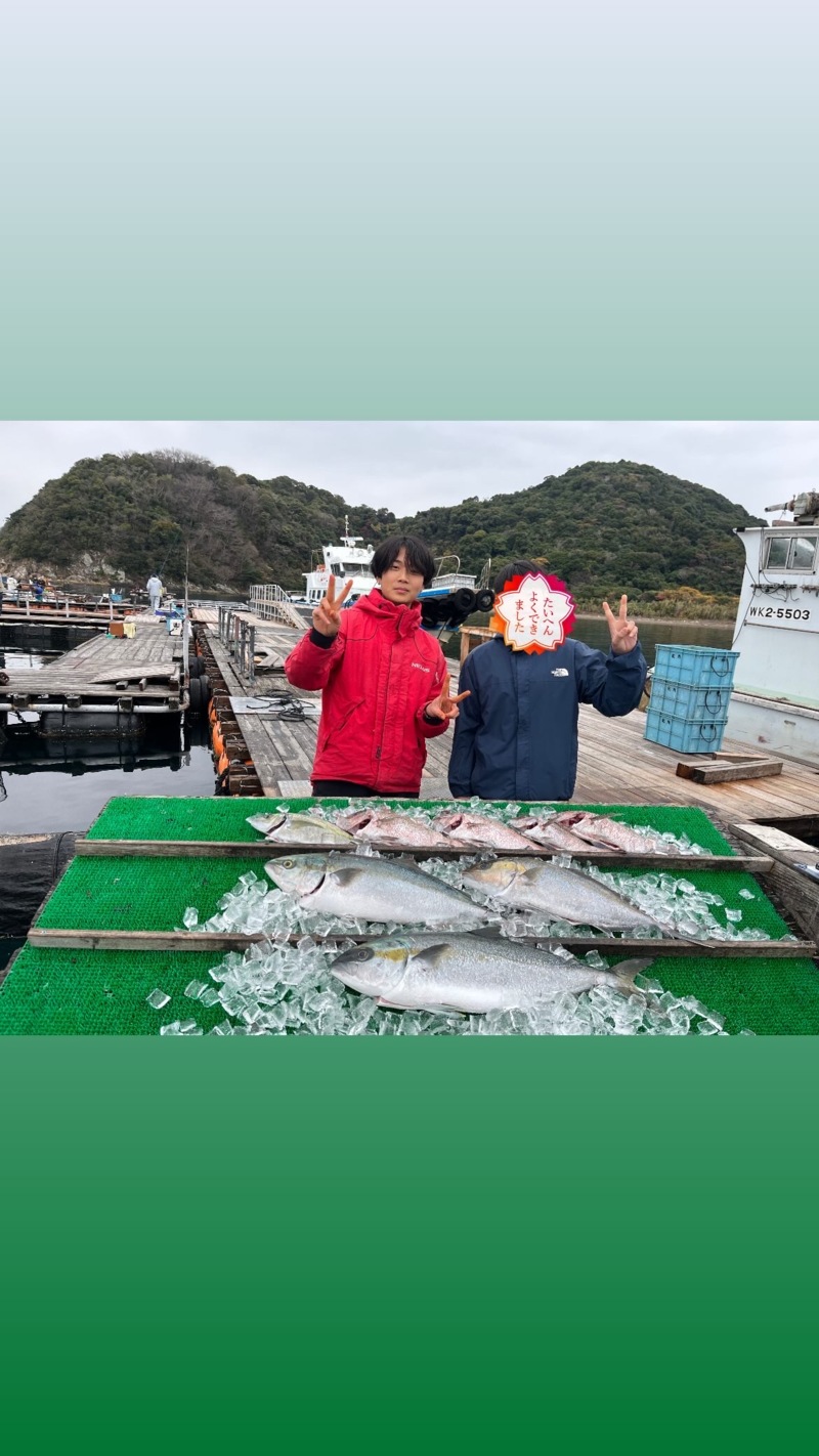 和歌山県有田市の海上釣堀紀州 のマダイ、青物釣果