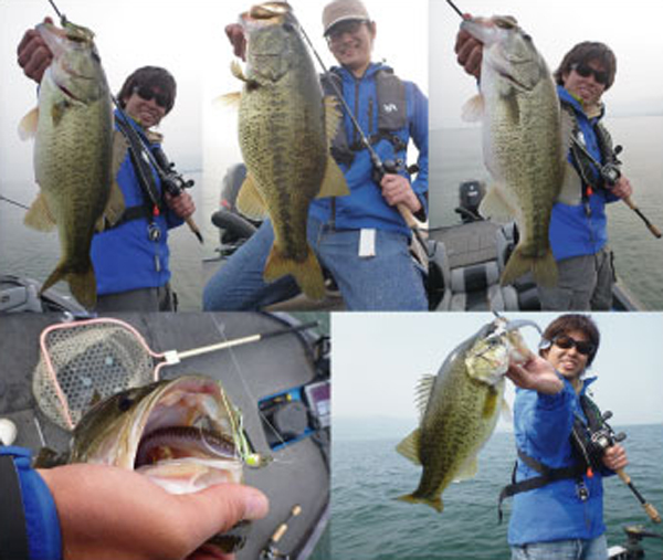 国保プロガイドと琵琶湖でブラックバス釣行!!釣果5匹